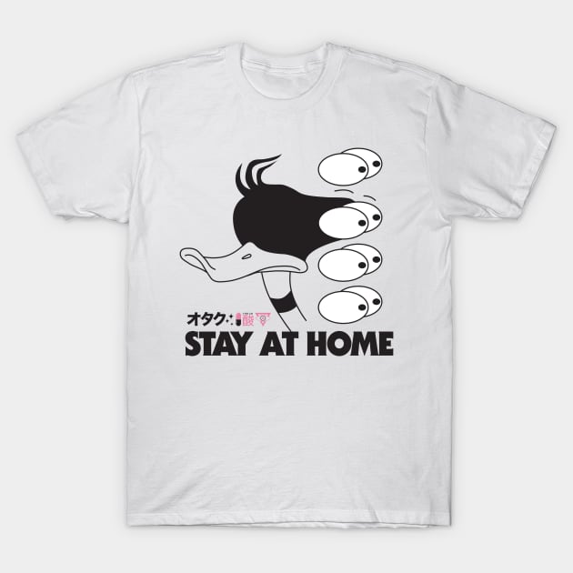 TOA Stay At Home Duck T-Shirt by teensonacid